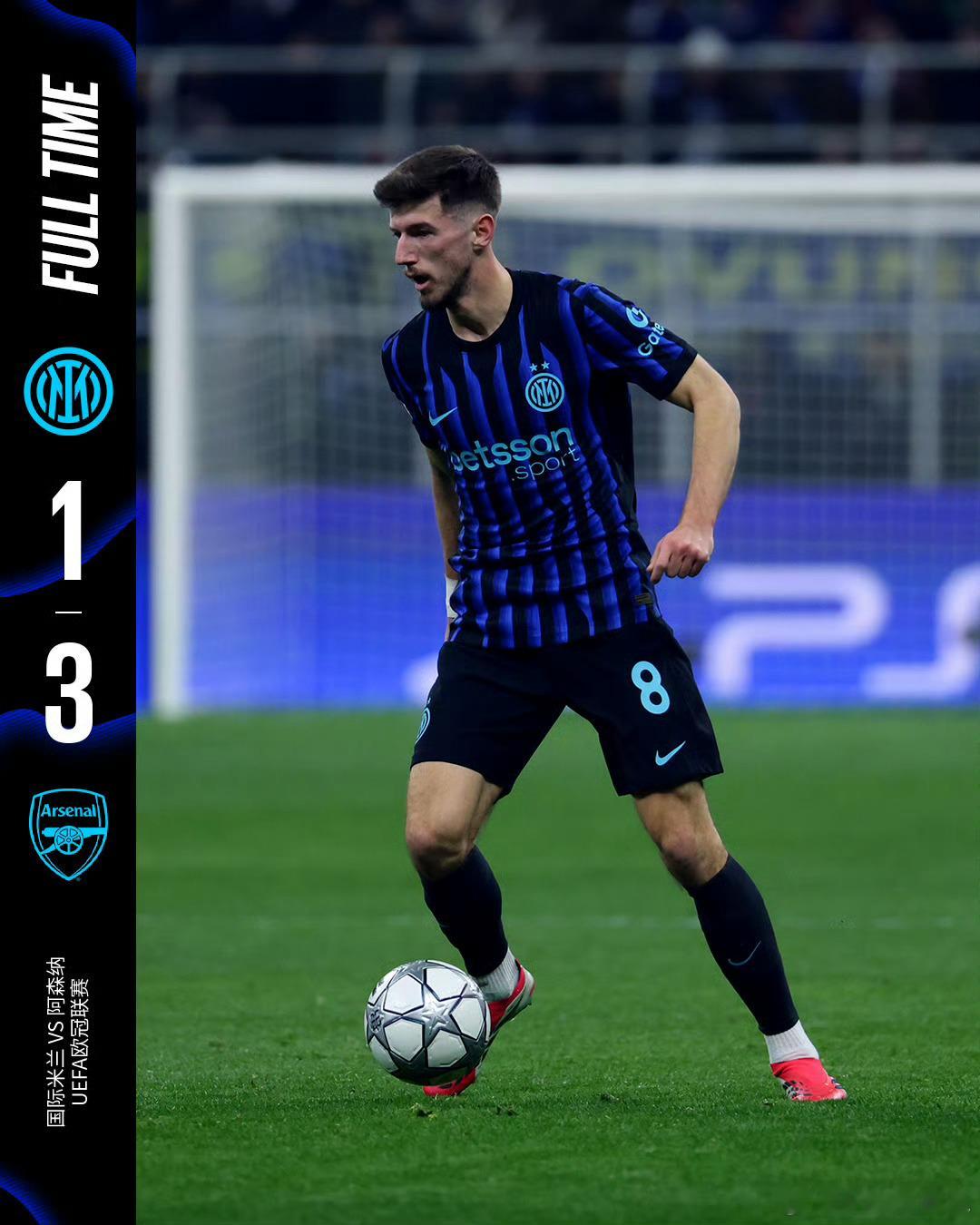 国际米兰本场输得心服口服，看了半场直播，以现在的配置和实力是真心踢不过。国际米兰