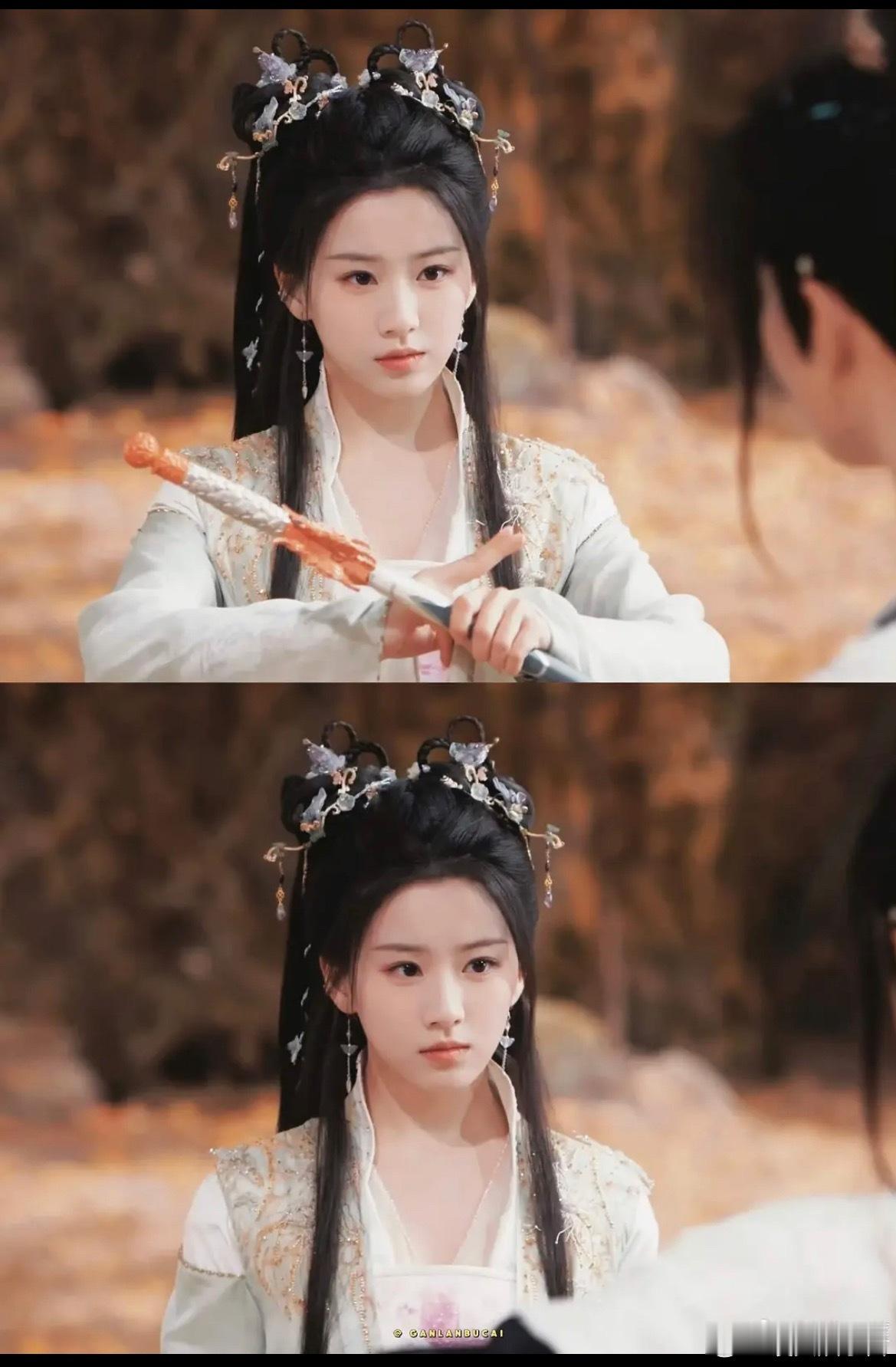 🐧太女包上恩在水龙吟里很难相信这是女主，没有辨识度，网友说到了戏份就想快进​
