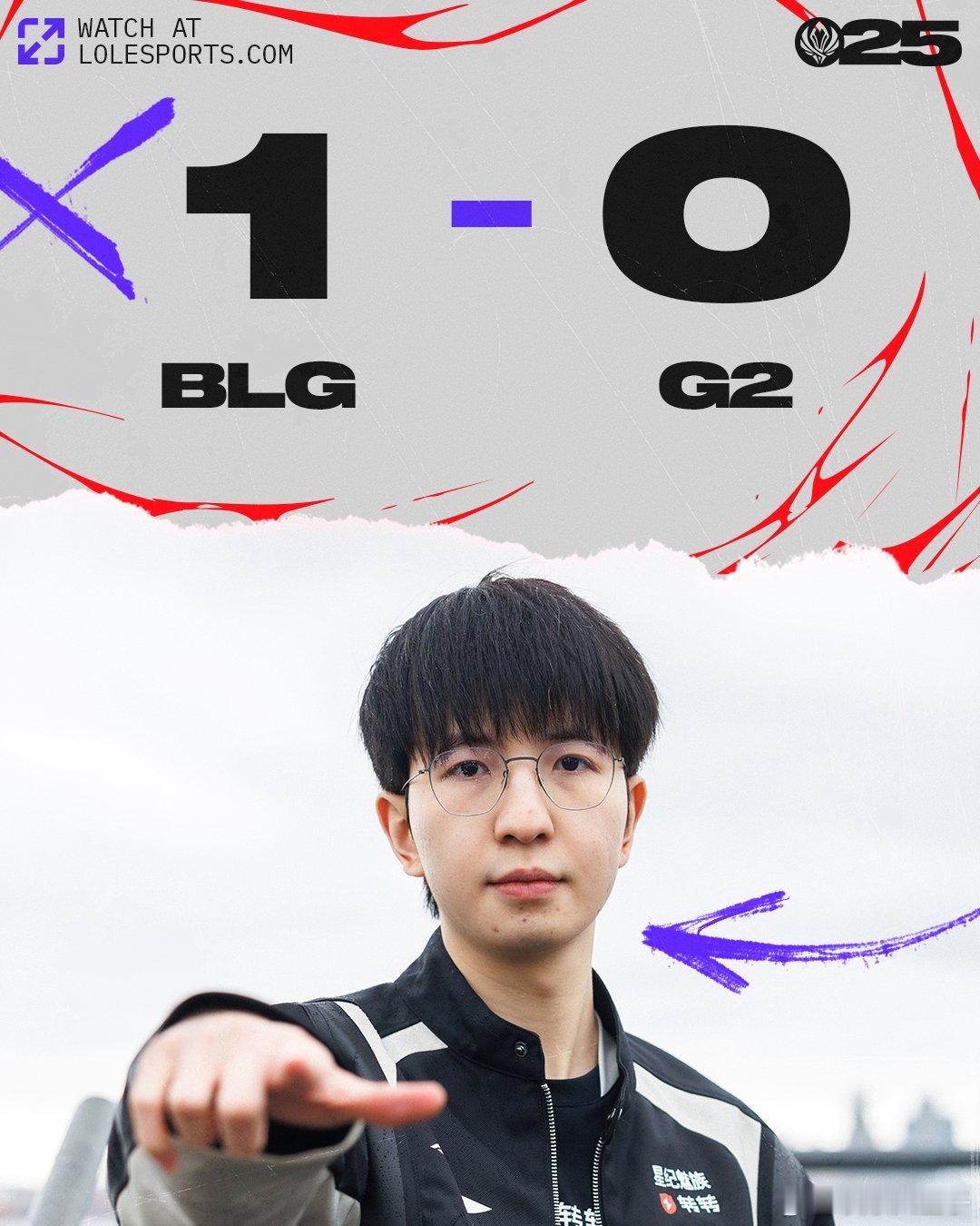 晚安温哥华了[捂脸哭]G2像GAM一样不堪一击，BLG面对G2四战四胜。blg晋级