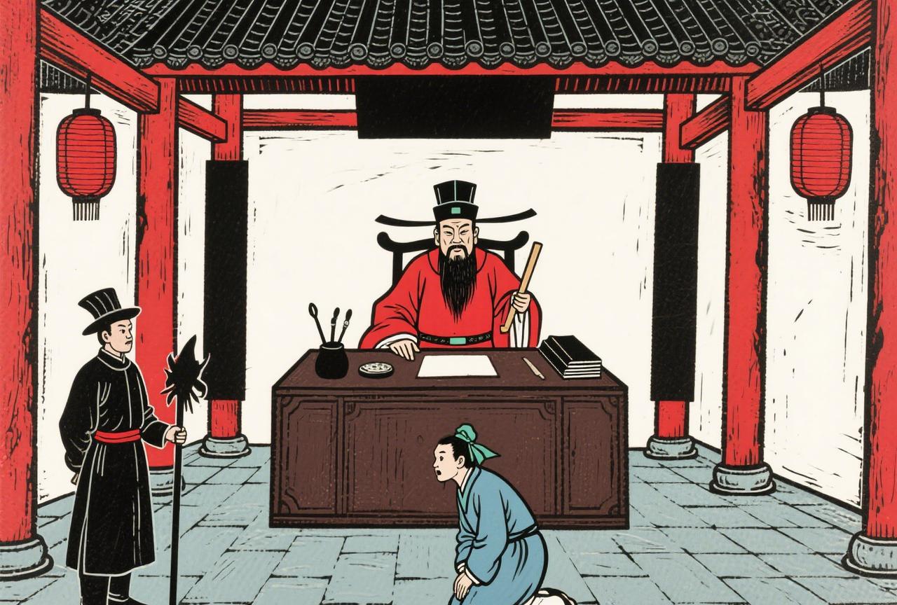 一个书生犯了罪，被衙役捉拿到知府；知府这人怪，明明自己出生于世家，平生却最恨读