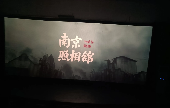 昨晚7点20分，我带着老婆，大姐和大姐的孙女，一起到两江影城观看了《南京照相