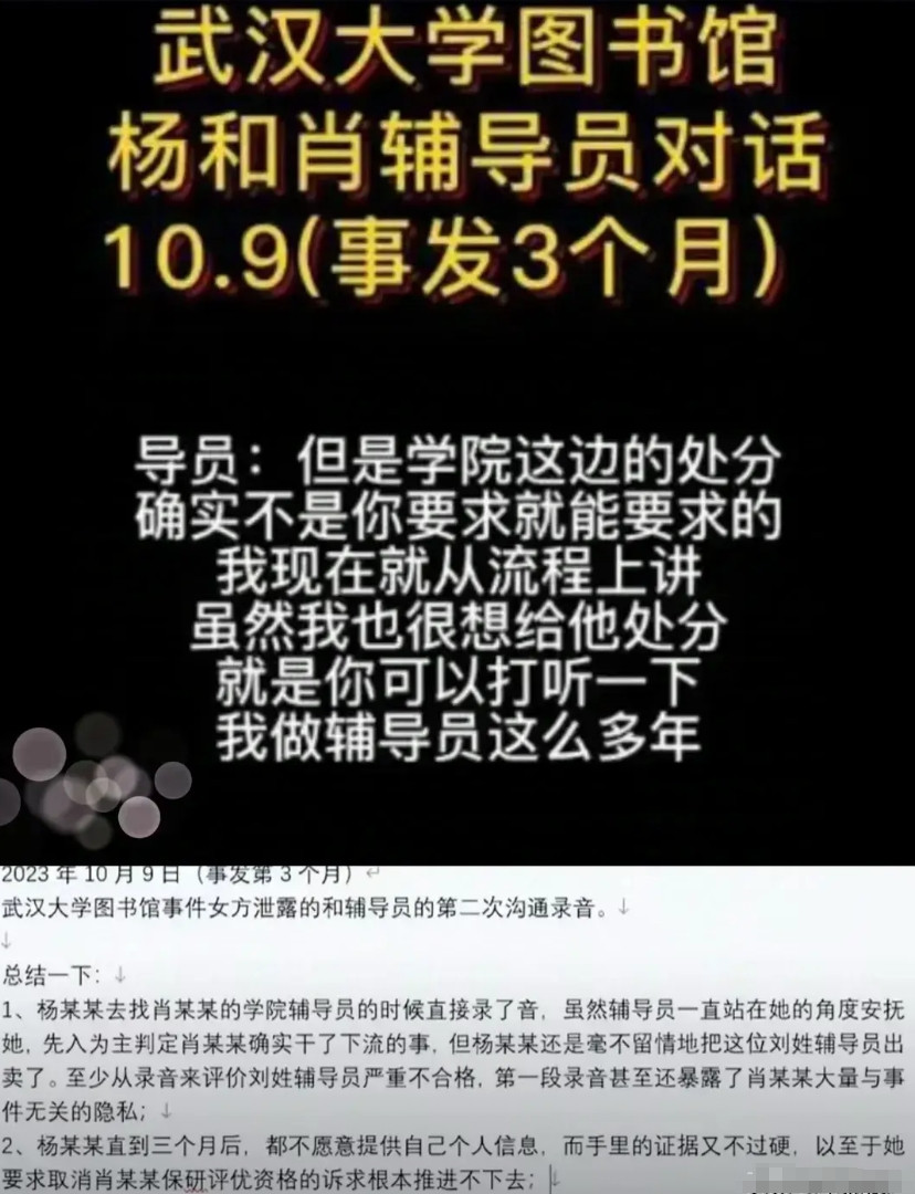 《杨同学太可怕了》杨同学的辅导员，估计这辈子都没想到，自己当年替她说好话，如今却
