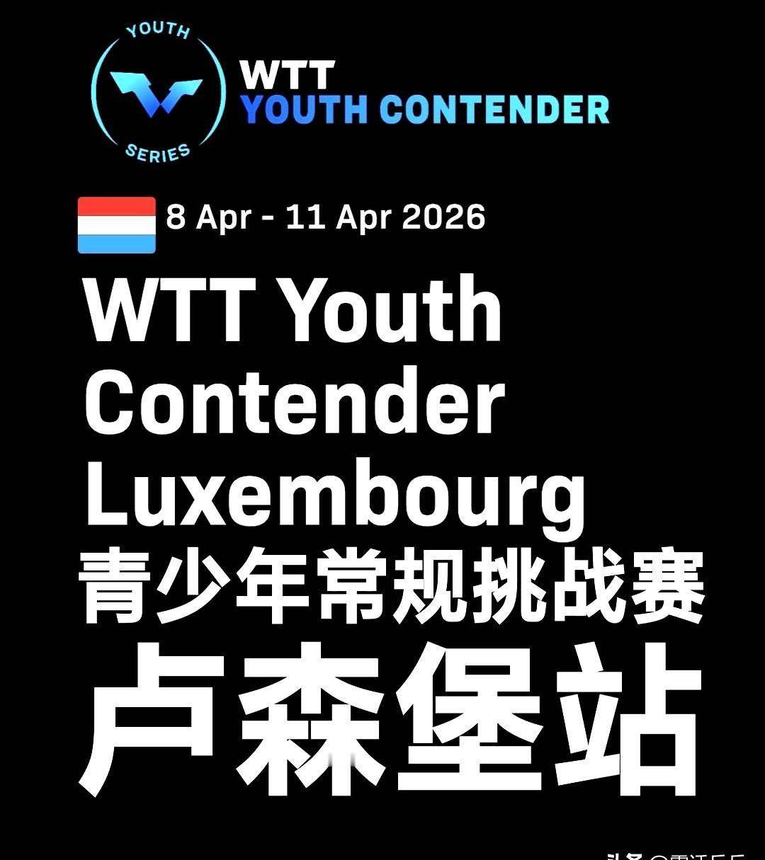 合肥小将刘子航在卢森堡拿冠军了！4月11日，WTT青少年赛U19男单决赛