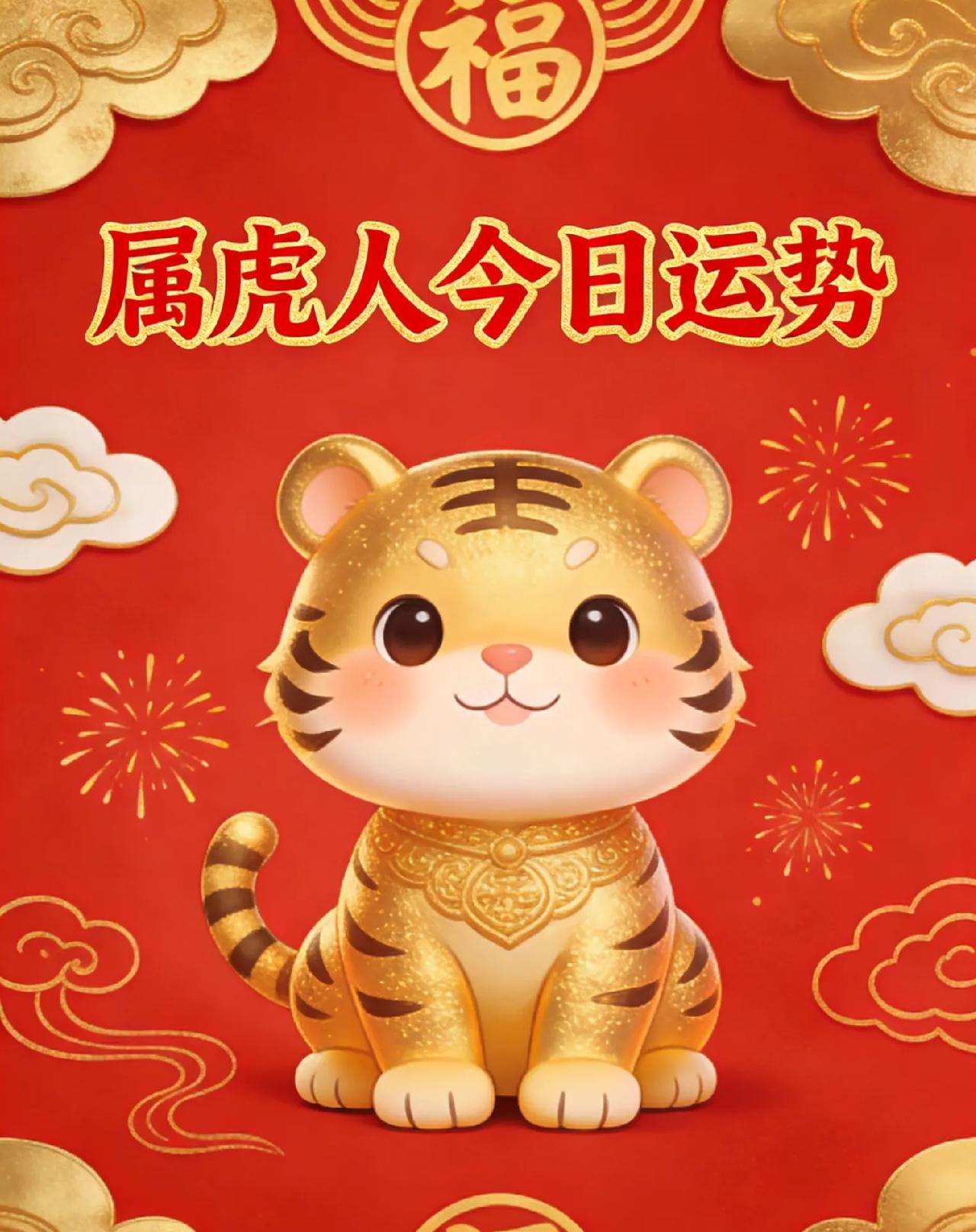 2026大年初一，属虎人今日运势：稳字当头，贵人在侧今日丙午年庚寅月壬戌日