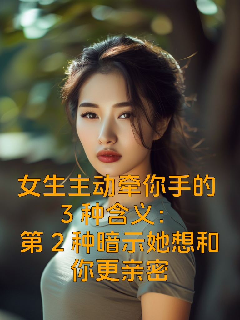 女生主动牵你手的3种含义：第2种暗示她想和你更亲密