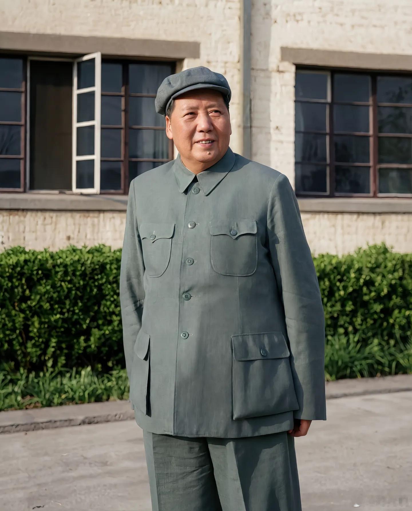 一批经过高清修复的珍贵老照片，再次重现伟人昔日模样。清晰的光影褪去岁月尘埃，每一