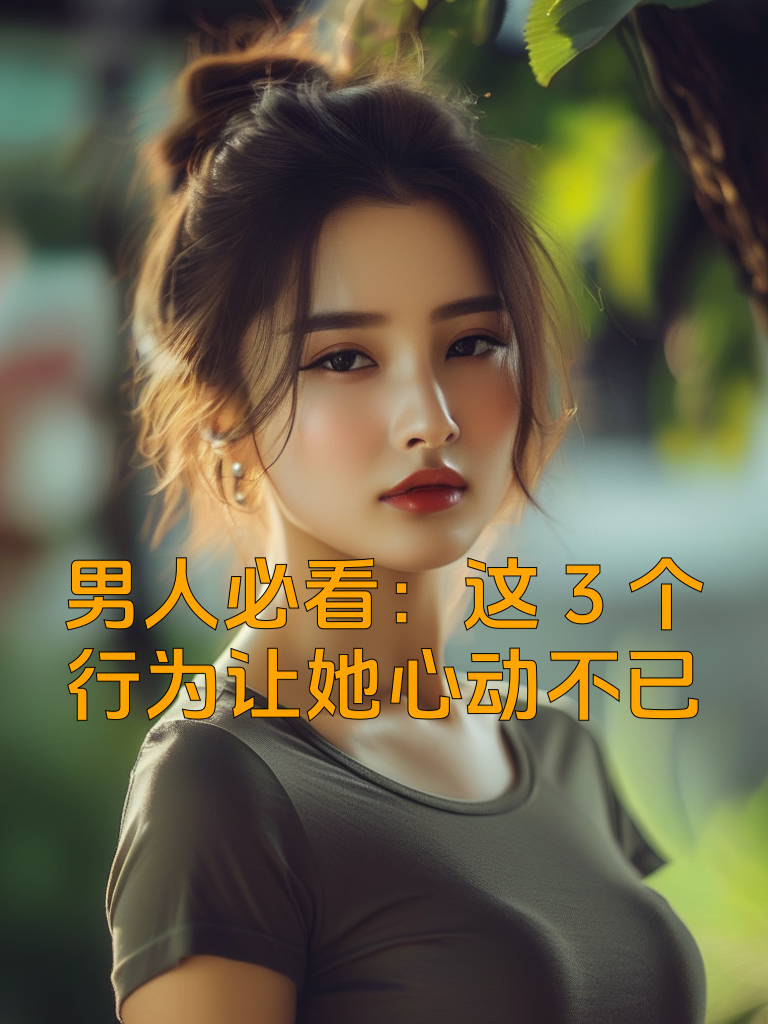 男人必看：这3个行为让她心动不已