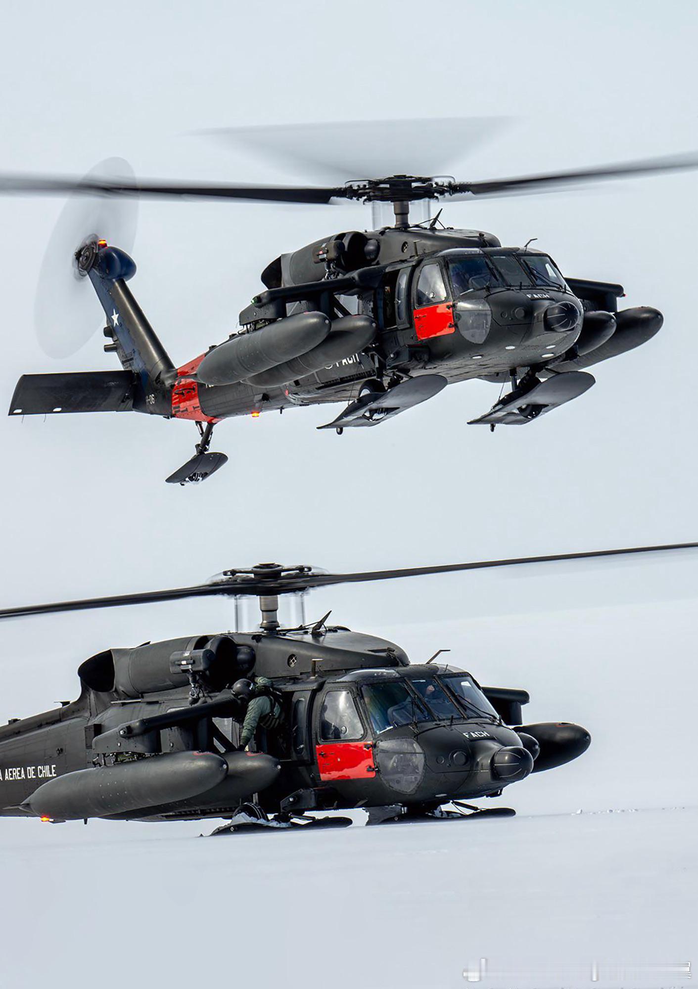 智利空军的MH-60H黑鹰直升机​​​