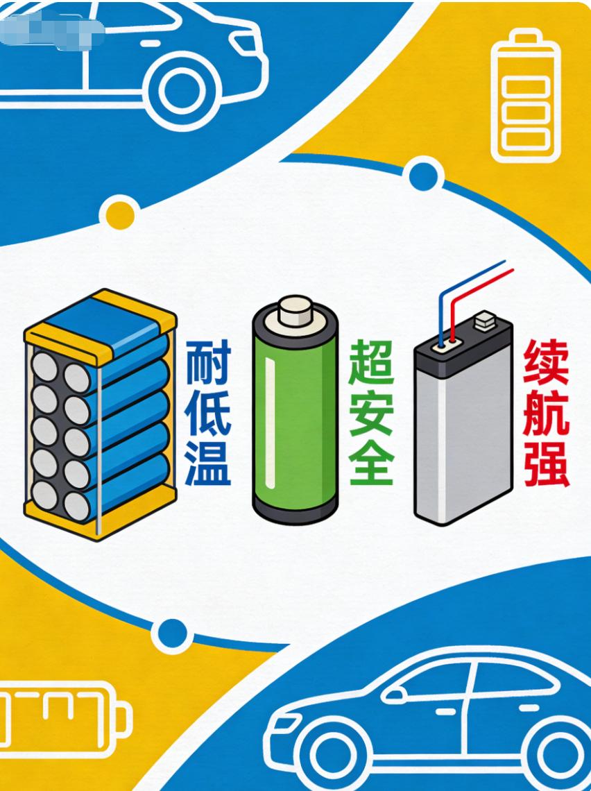 2026电车电池不踩坑！三元锂vs磷酸铁锂vs固态，一次性说透！2026年挑