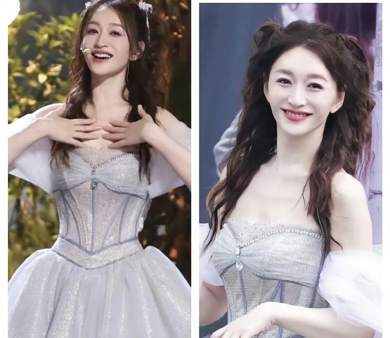 50岁的李小冉能稳坐“不塌房”神坛，光靠那张“冷白皮”和“零颈纹”的神仙颜值显然