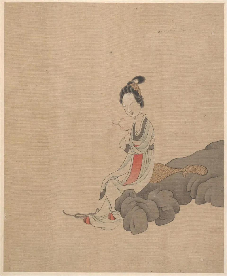 陈洪绶（1598～1652），生于明万历二十六年，卒于清顺治九年，享年五十五岁。