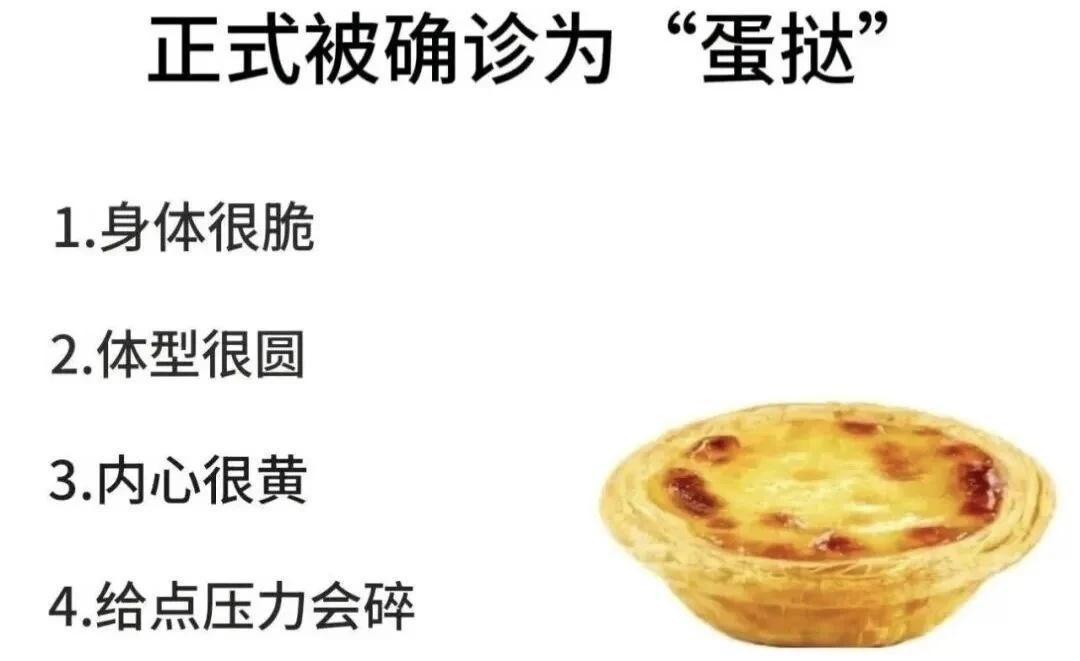 正式被确诊为“蛋挞”梗图迷惑行为大赏搞笑图文蛋挞内容过于真实合理但有