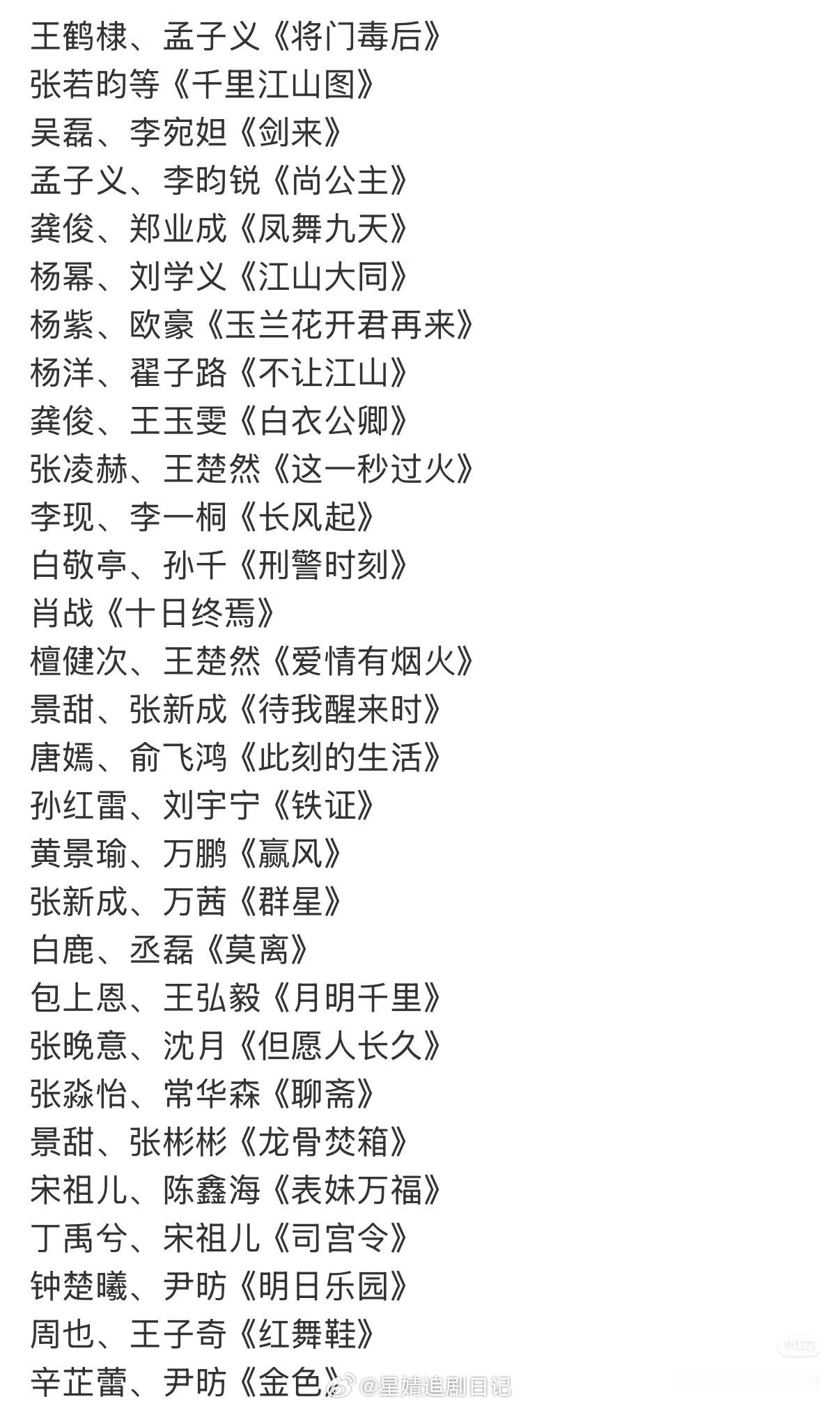 腾讯视频6.24招商会大剧片单