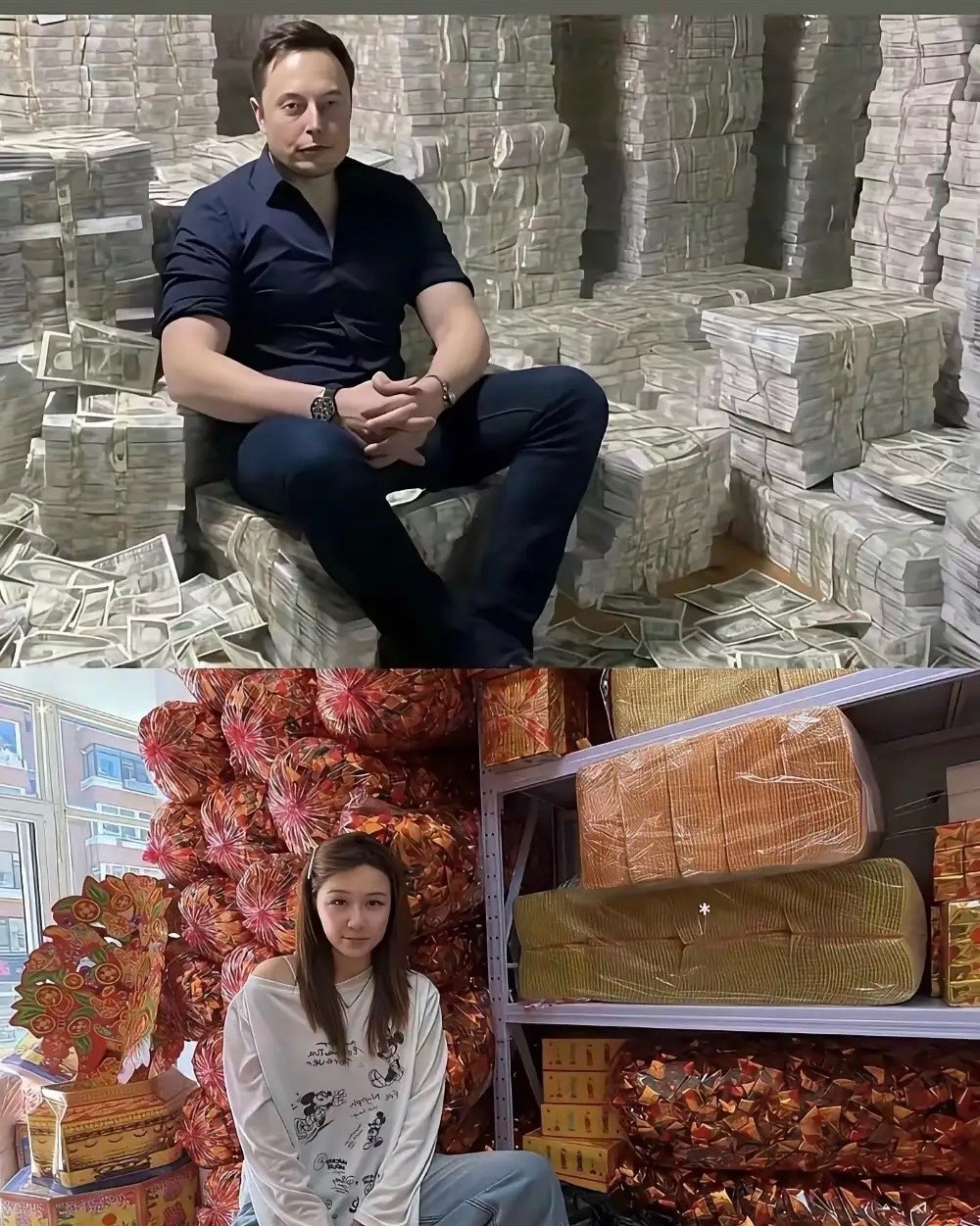 一个地上有实力，一个地下有实力