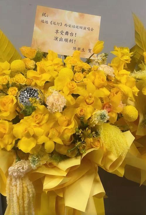 陈楚生送给张远演唱会的花篮太漂亮了！张远是2026年再就业哥几个里最早开演唱会