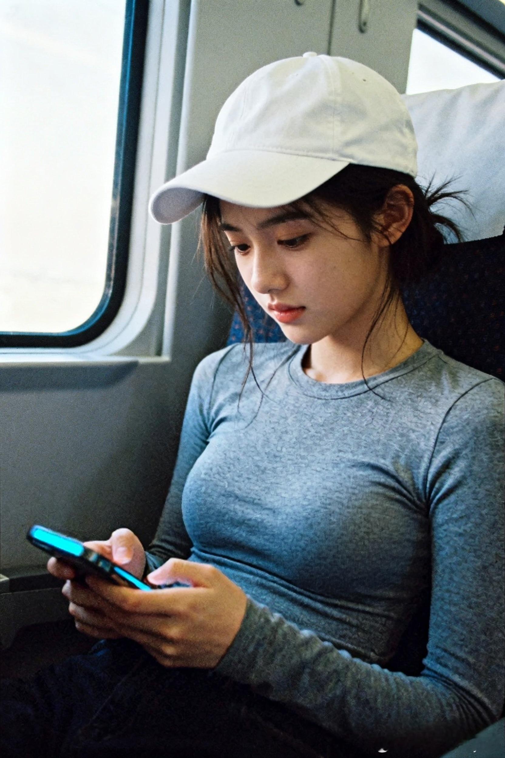 没洗头，戴个帽子算了，唉，今天不想出门见人啊，实在要出门也没办法了聂小仙​​​