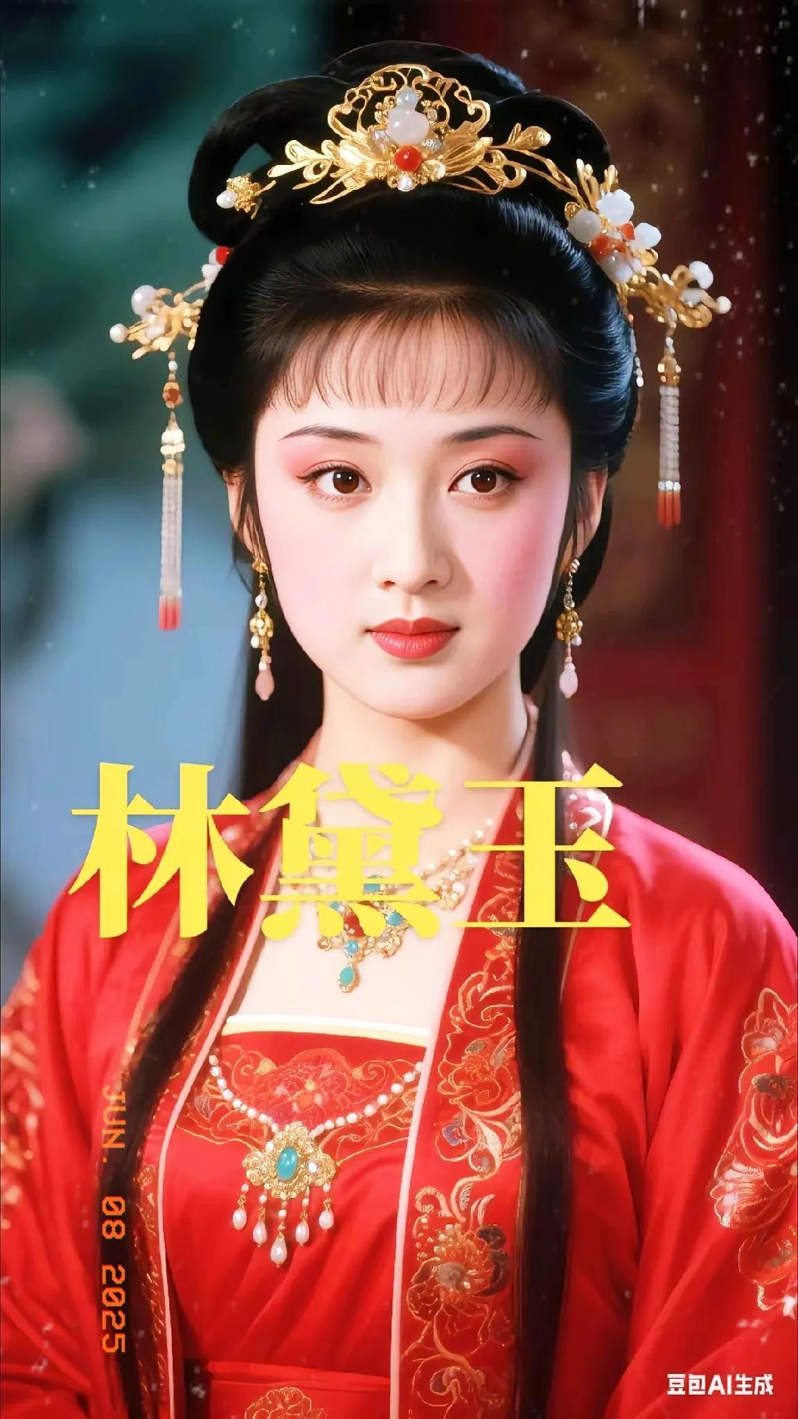 林黛玉，玉人如花。