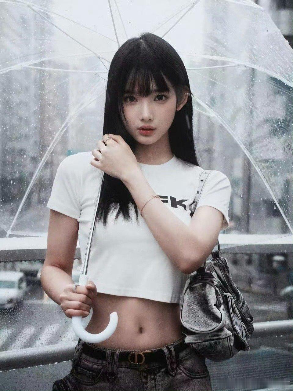 嫂子还挺漂亮的