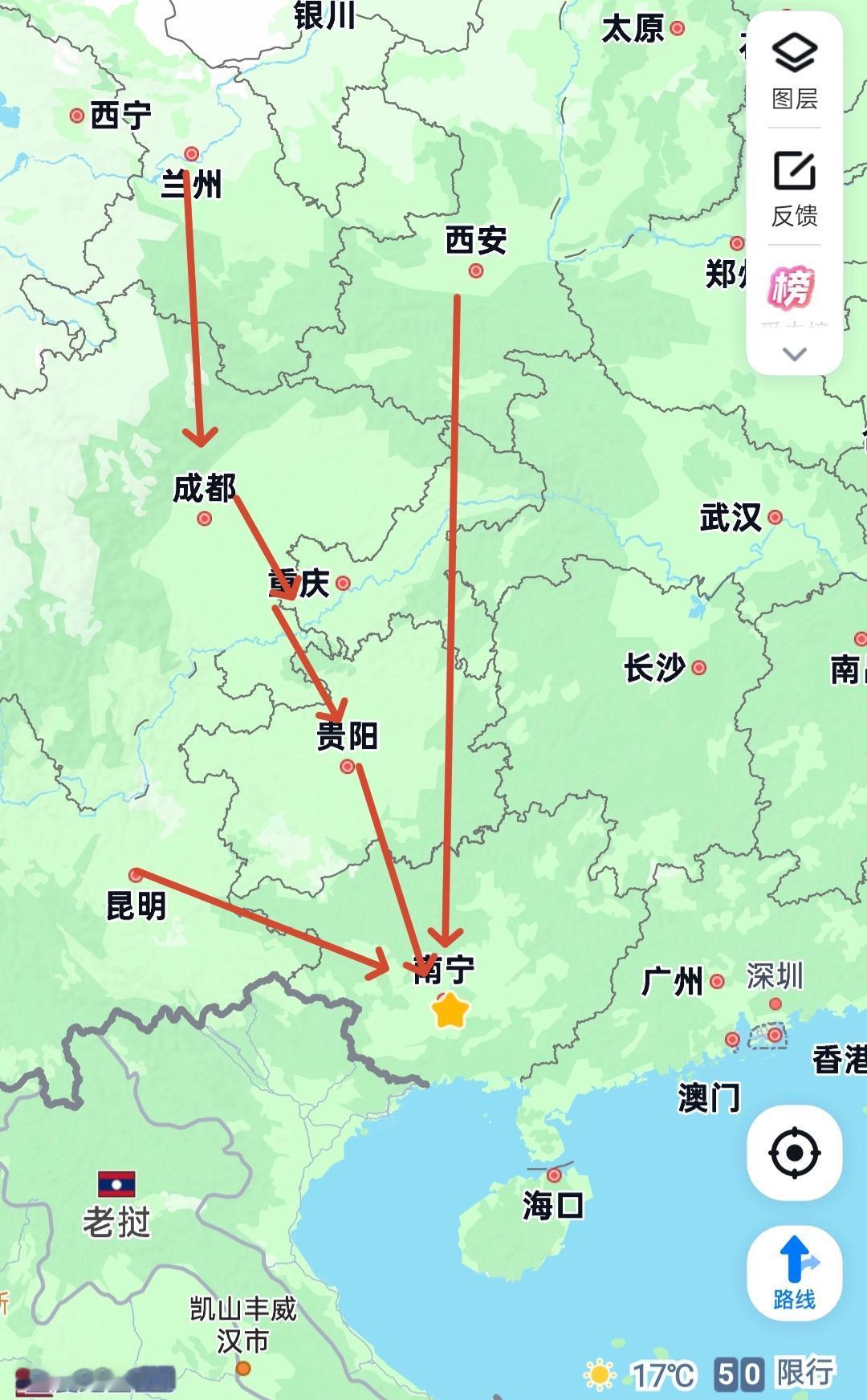 一吨货物的运输成本可以节约50元。720亿，15亿吨的货物就可以把投资的720亿