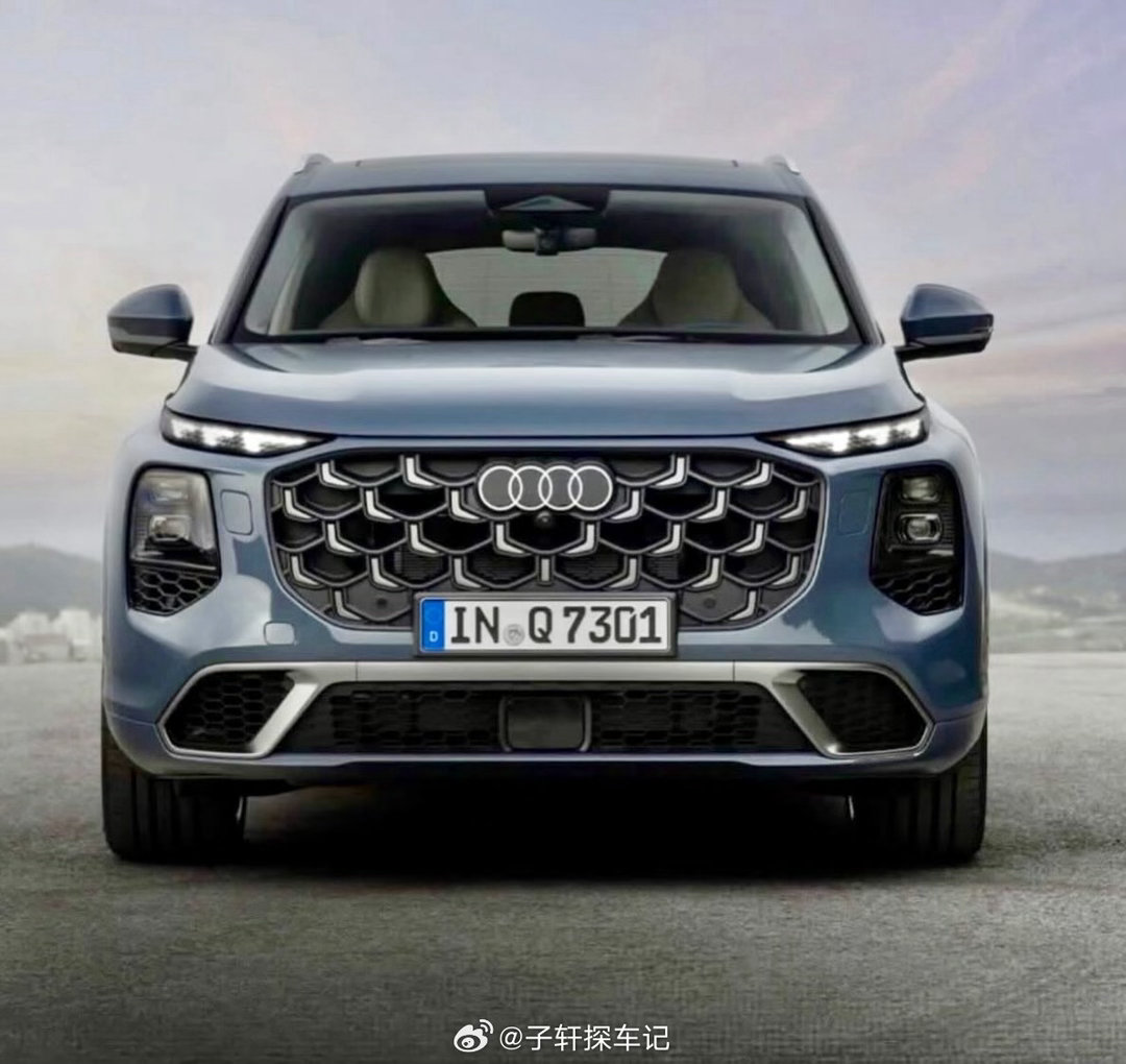 全新一代奥迪Q7抢先曝光外观，整车设计焕然一新。前脸格栅尺寸更大，搭配奥迪标志性
