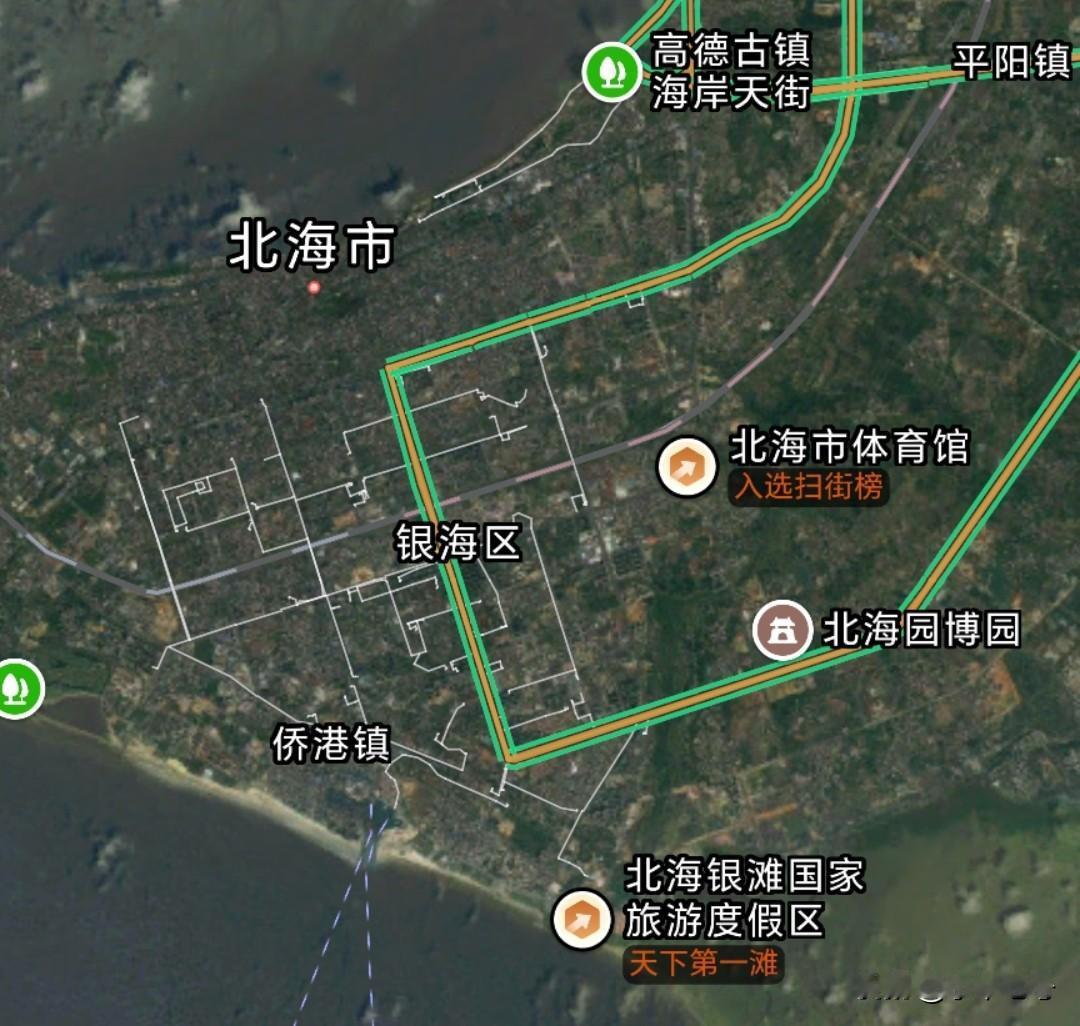 广西沿海一座城，城不大，却能吸引不少的北方人！在广西北部湾三市里，北海的发展