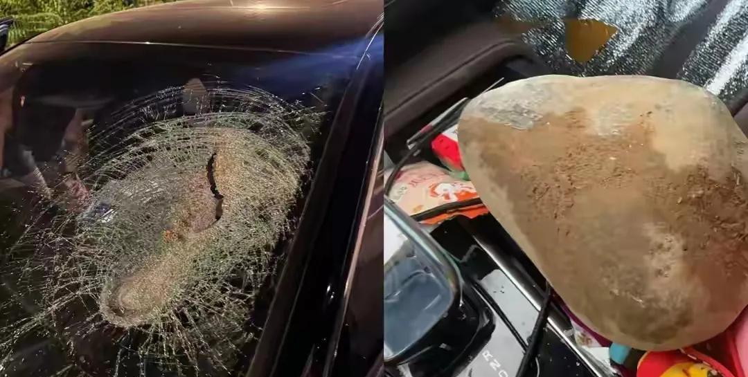 “飞来横祸！”北京，一男子凌晨4点44分，在高速上开车，突然，从对向车道飞来了一