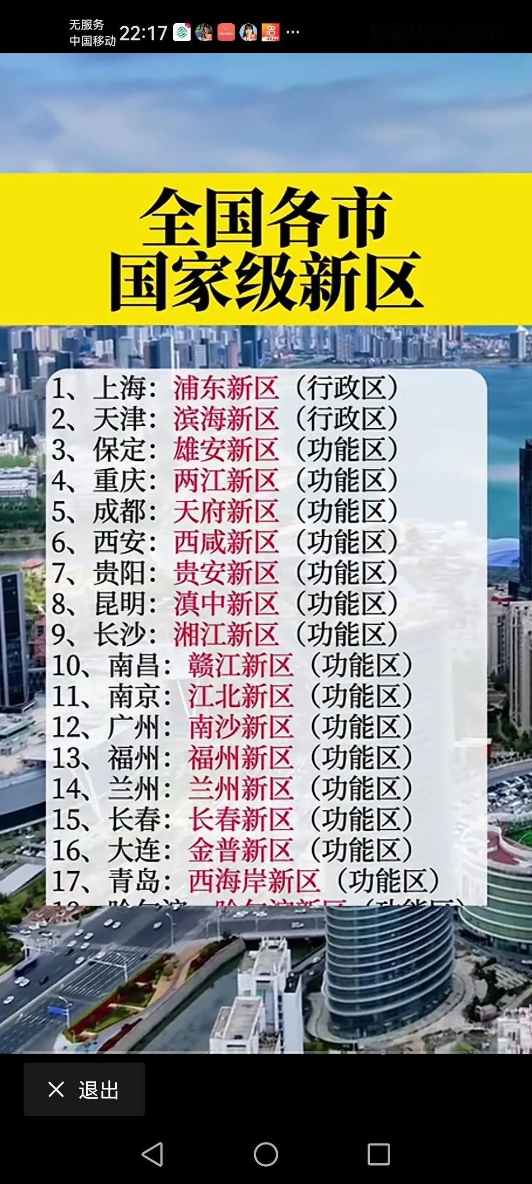 国家级的新区功能定位这排名昆明的滇中新区这么靠前？应该是上面本来是看好云南这