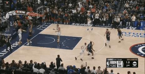 掘金当家球星约基奇真是一位视投篮命中率如粪土的球员！在今天掘金客场挑战快船的季后