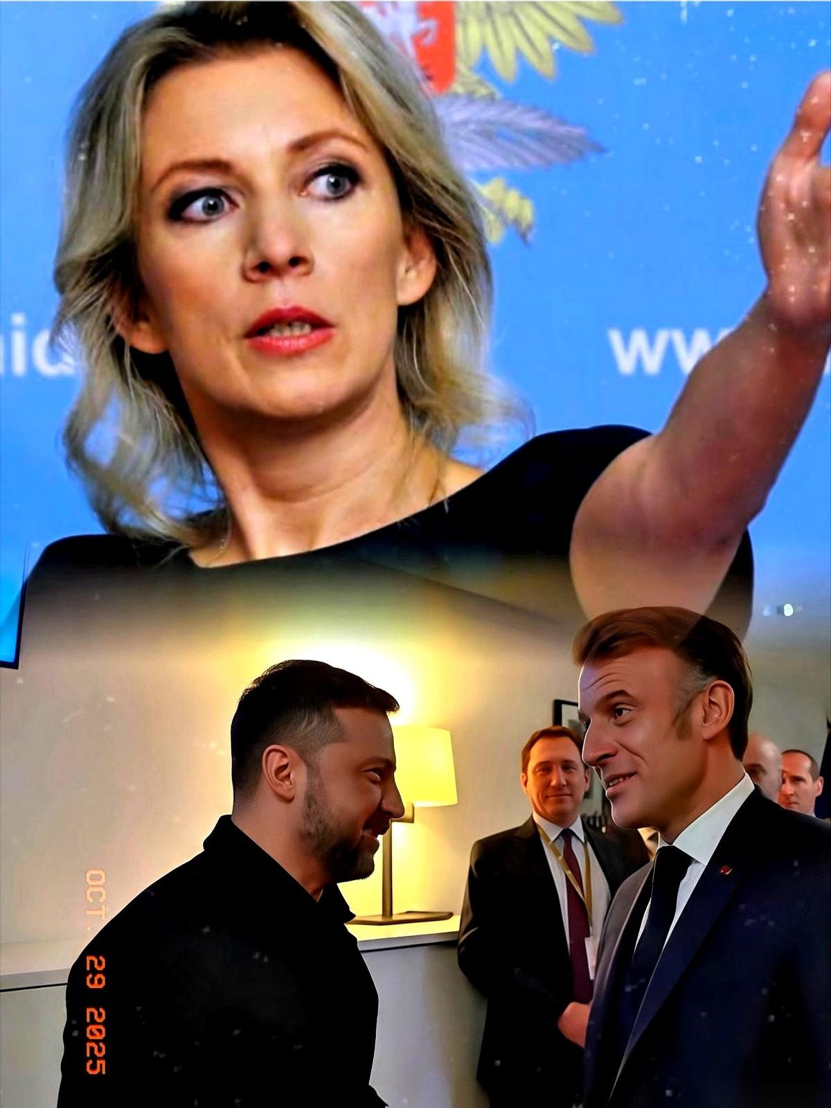 我看到这条新闻的时候，真的没忍住笑出声。马克龙正高调说要牵头26国派兵去