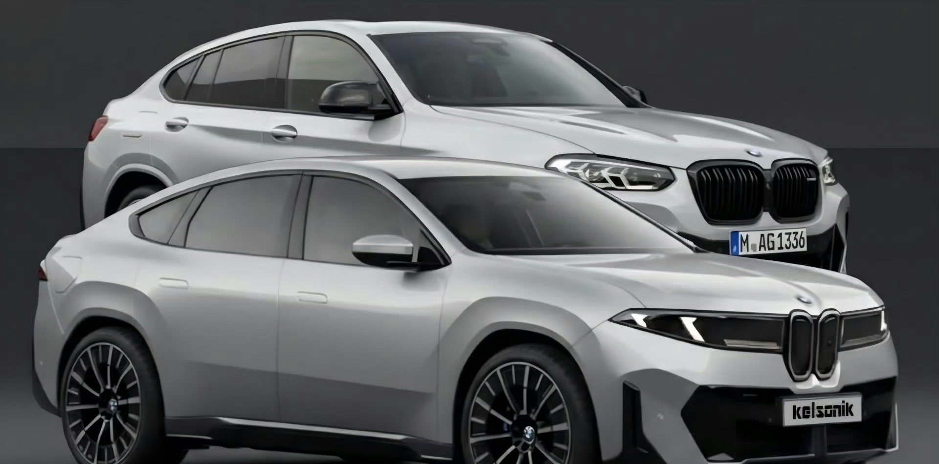 新车渲染，全新宝马iX4渲染效果图，大家觉得怎么样，更关心价格