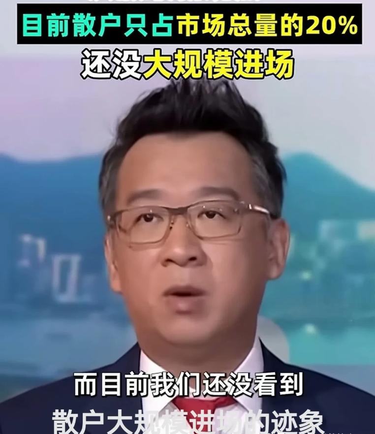 散户为何不再积极入场？我心想还不是被“骗”怕了嘛！哈哈哈……近日，著名经济学家洪