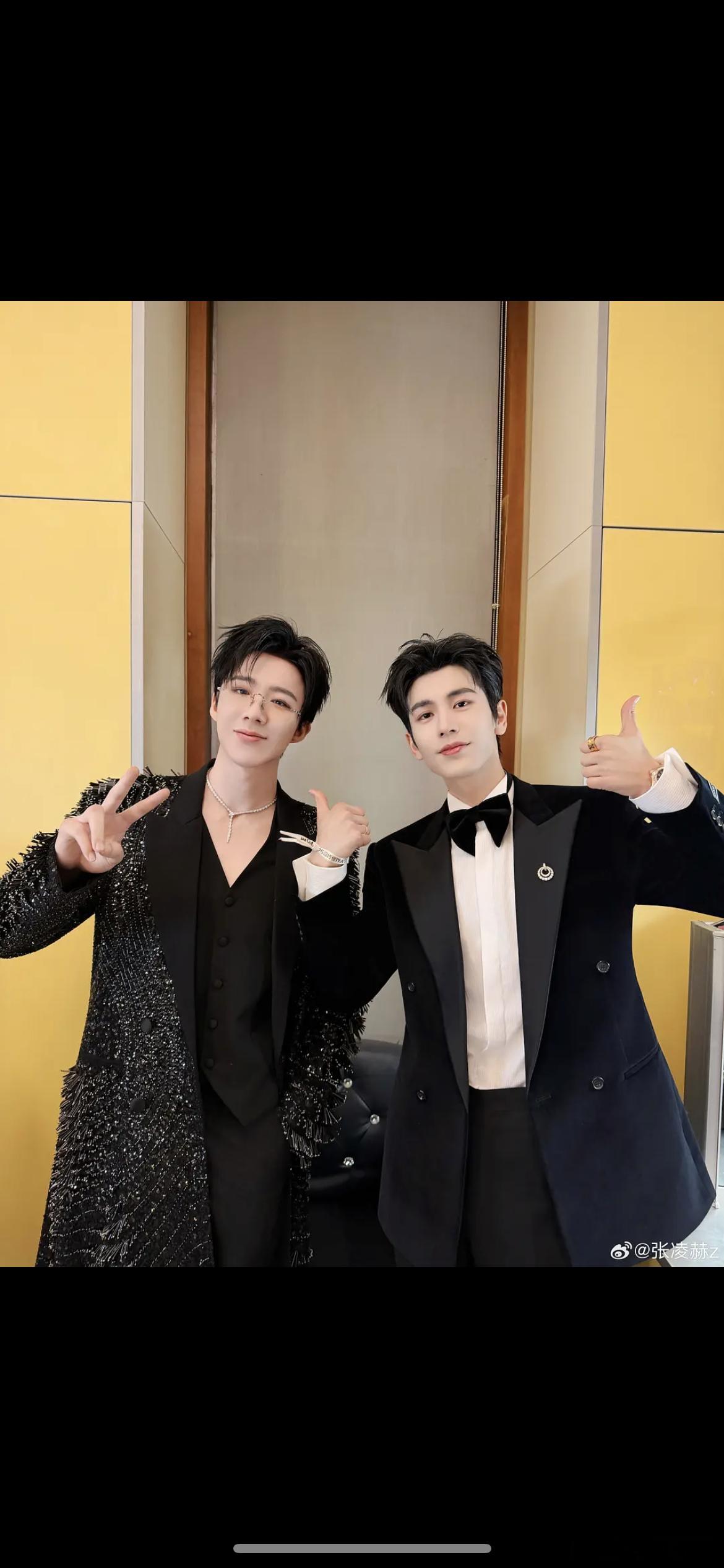 张凌赫、刘宇宁同框🈶️第一眼看到谁​​​