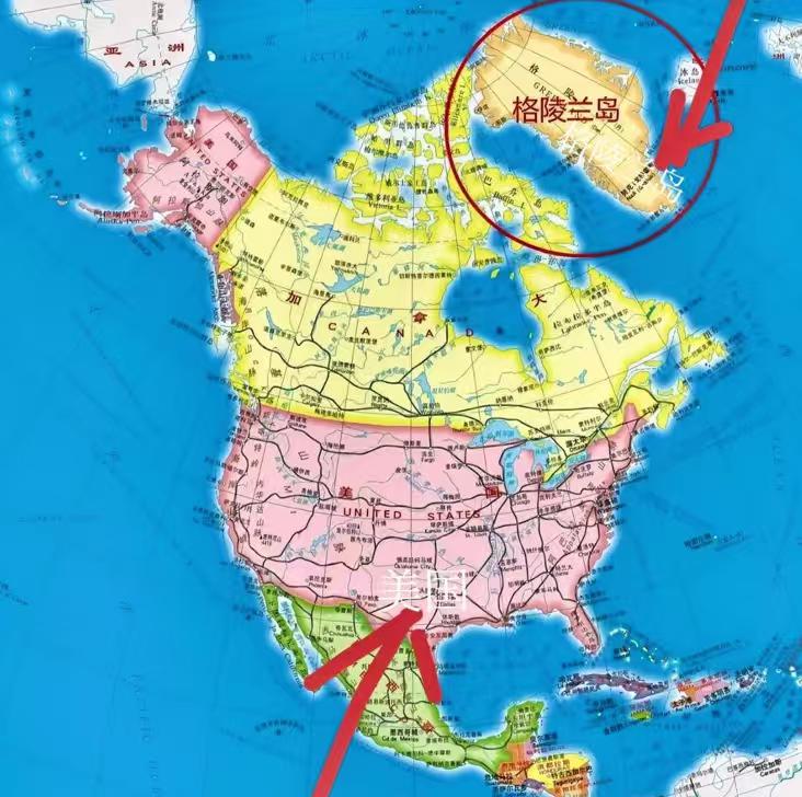 美国想得到格陵兰岛，最终的目的是为了加拿大。这座岛屿距离加拿大太近了，只要得到了