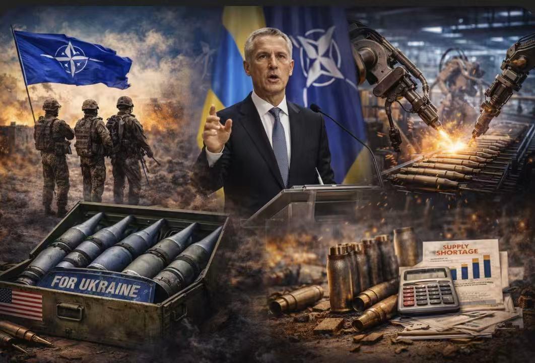 一边持续供武，一边承认产能不足，北约面临双重压力3月26日，北约秘书长吕特公开