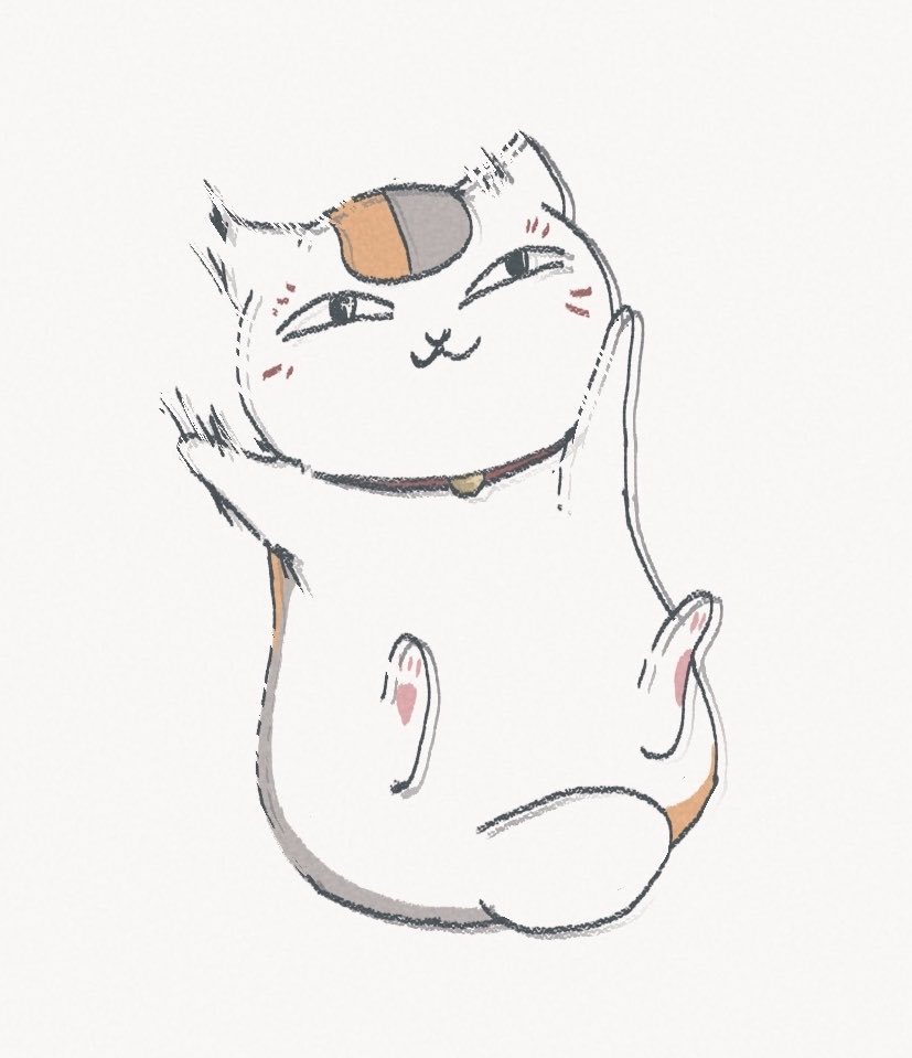 夏目友人帐猫咪老师猫咪老师的日常真的太可爱啦.绘：kimamani_2