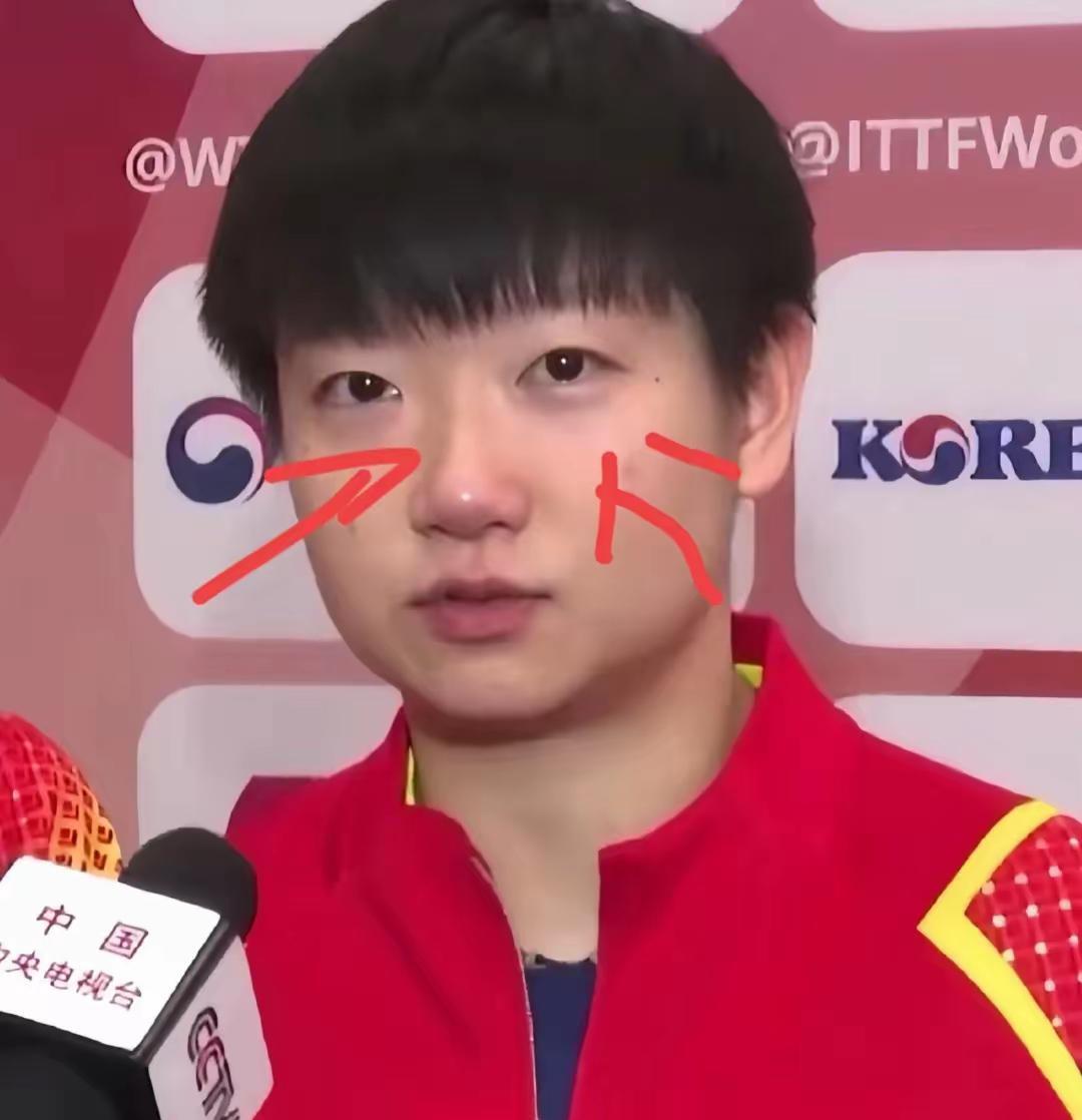 我问我老公，为什么孙颖莎打完最后一个球的时候会哭？是喜极而泣吗？我老公说，主要