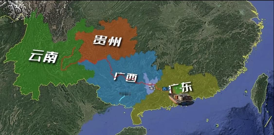 平陆运河明明建在广西，为什么最期待它建成的，却是云南和贵州？这个问题问得太好