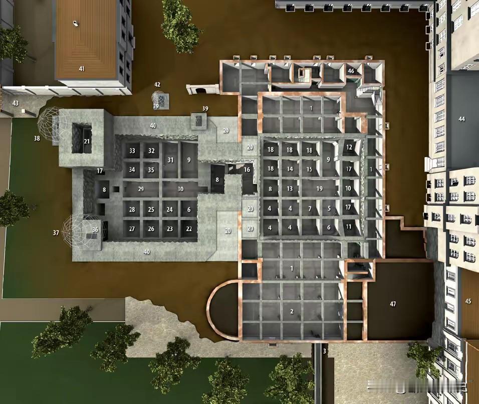 深埋在柏林总理府地下15米处的元首地堡，曾是希特勒在二战末期最后的藏身之所和指挥