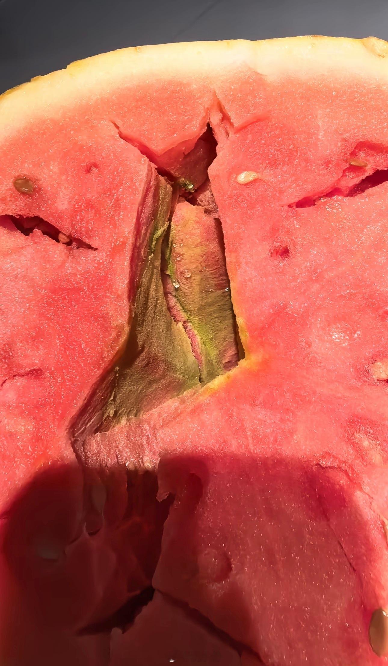 这样的西瓜还能吃吗？
