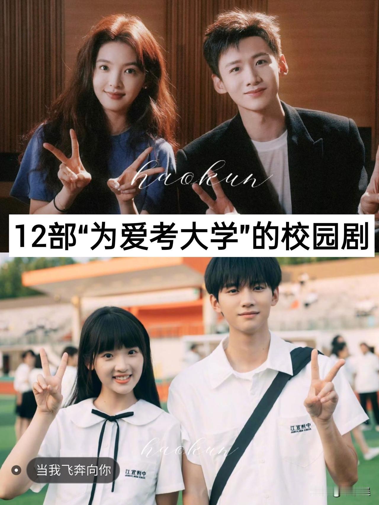 12部“为爱考大学”的校园剧电视剧明星