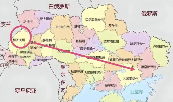大家看看吧，看完了这张图，你也就知道利沃夫闹骚乱的重要意义了。2026年7月8