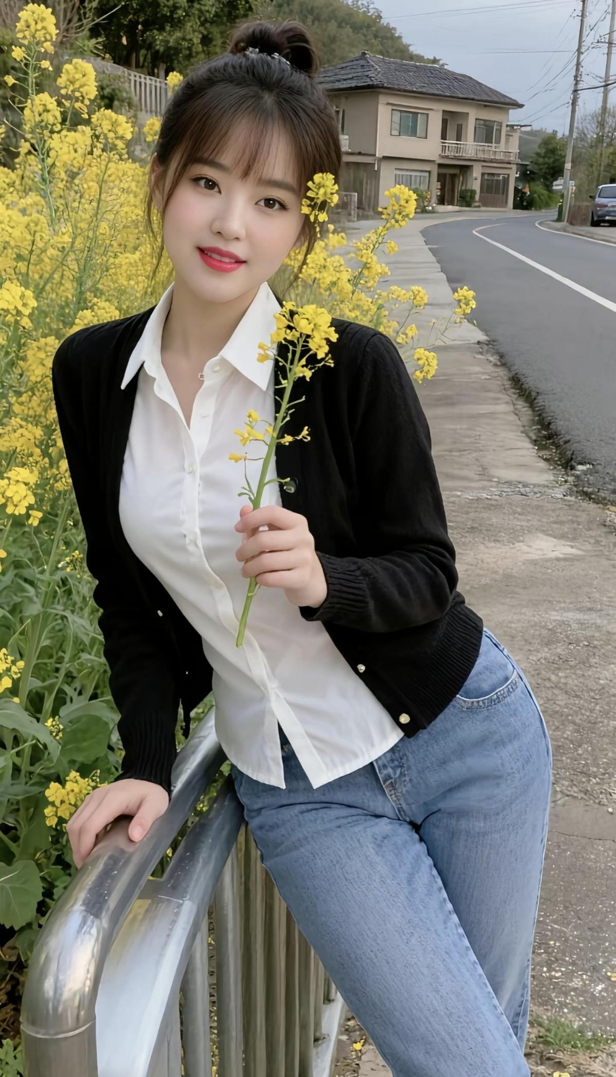 油菜花节：你来看花或是看她！