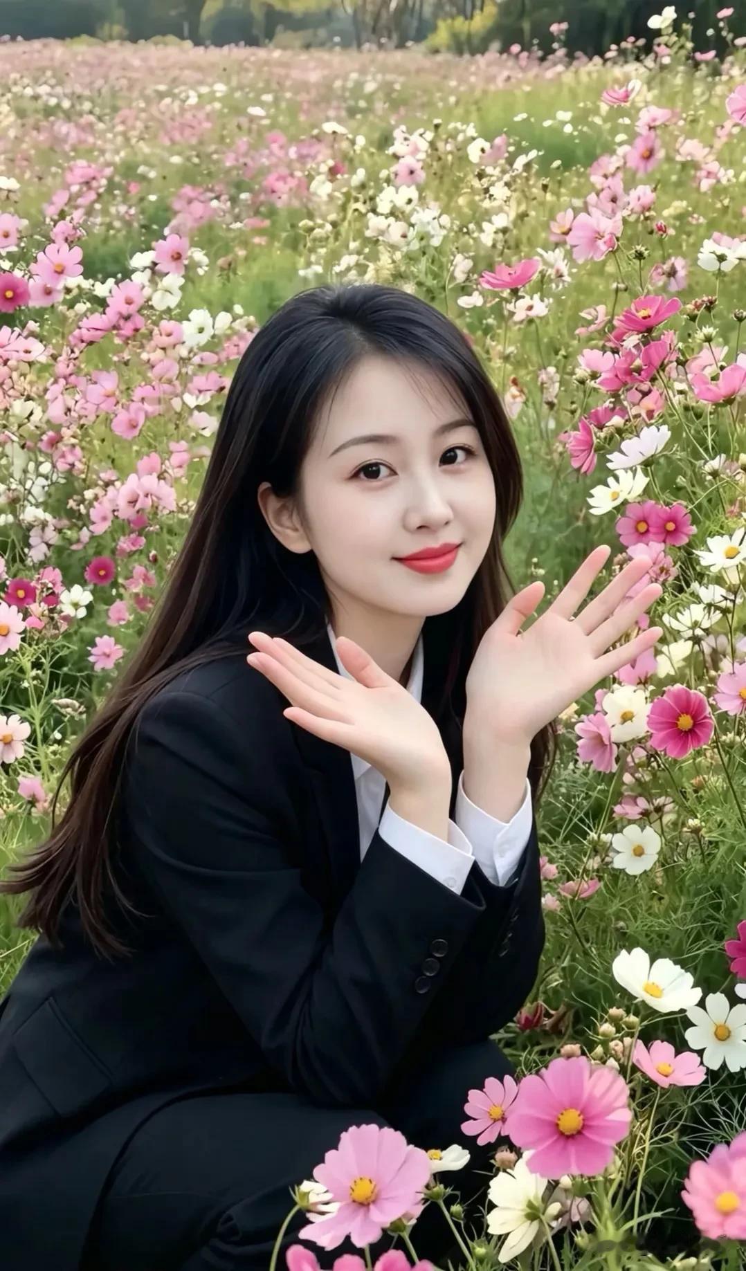 花🌸海美女随拍照！
