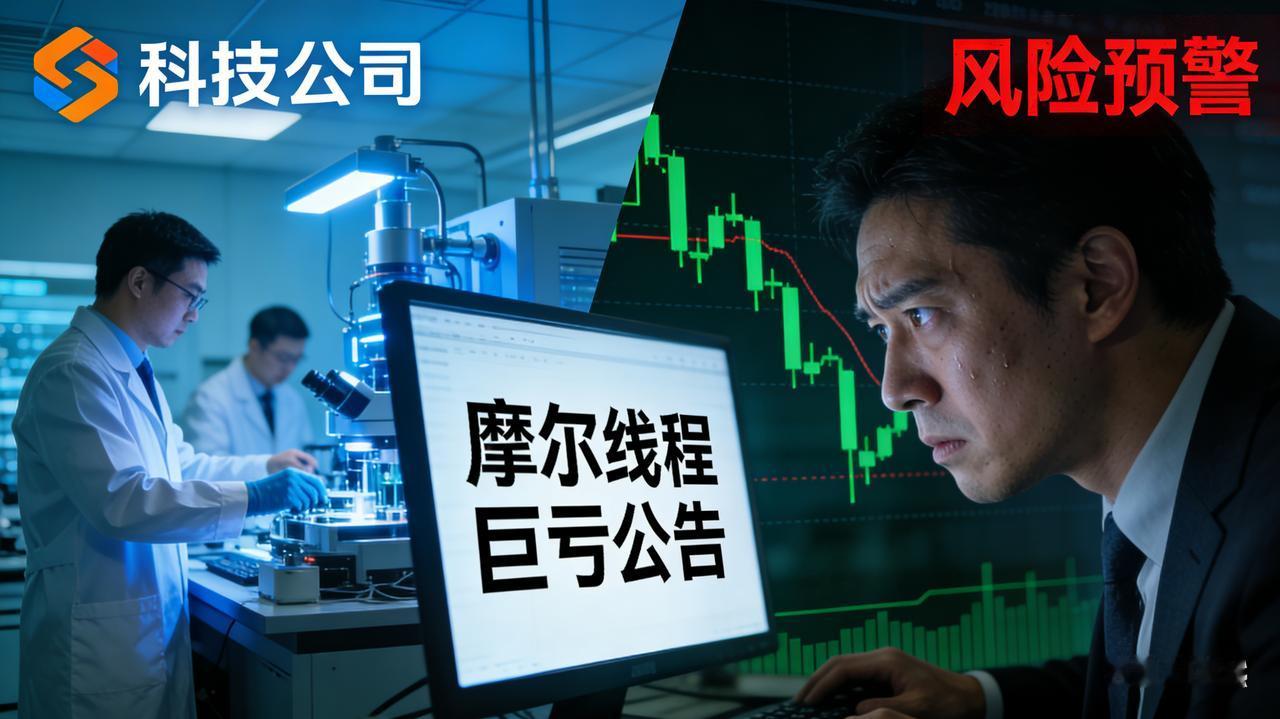 巨亏11亿！摩尔线程踩雷投资避雷针深夜的办公室，摩尔线程的财报刚披露，屏幕