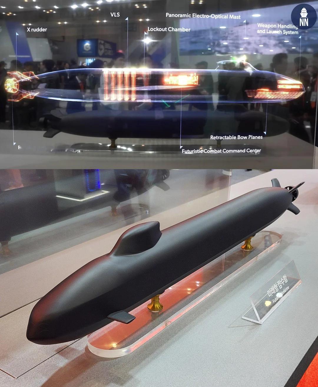 烽火问鼎计划每天认识一件兵器韩国展示了其计划中的KSS-III第3批次核动力潜