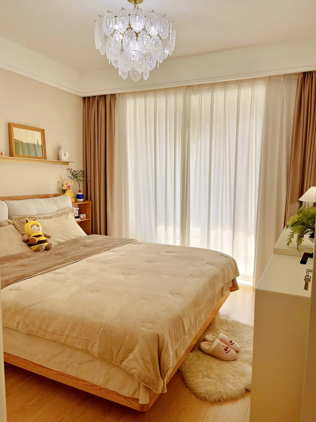 11平主卧试试这样装，显大～实用～又温馨💕