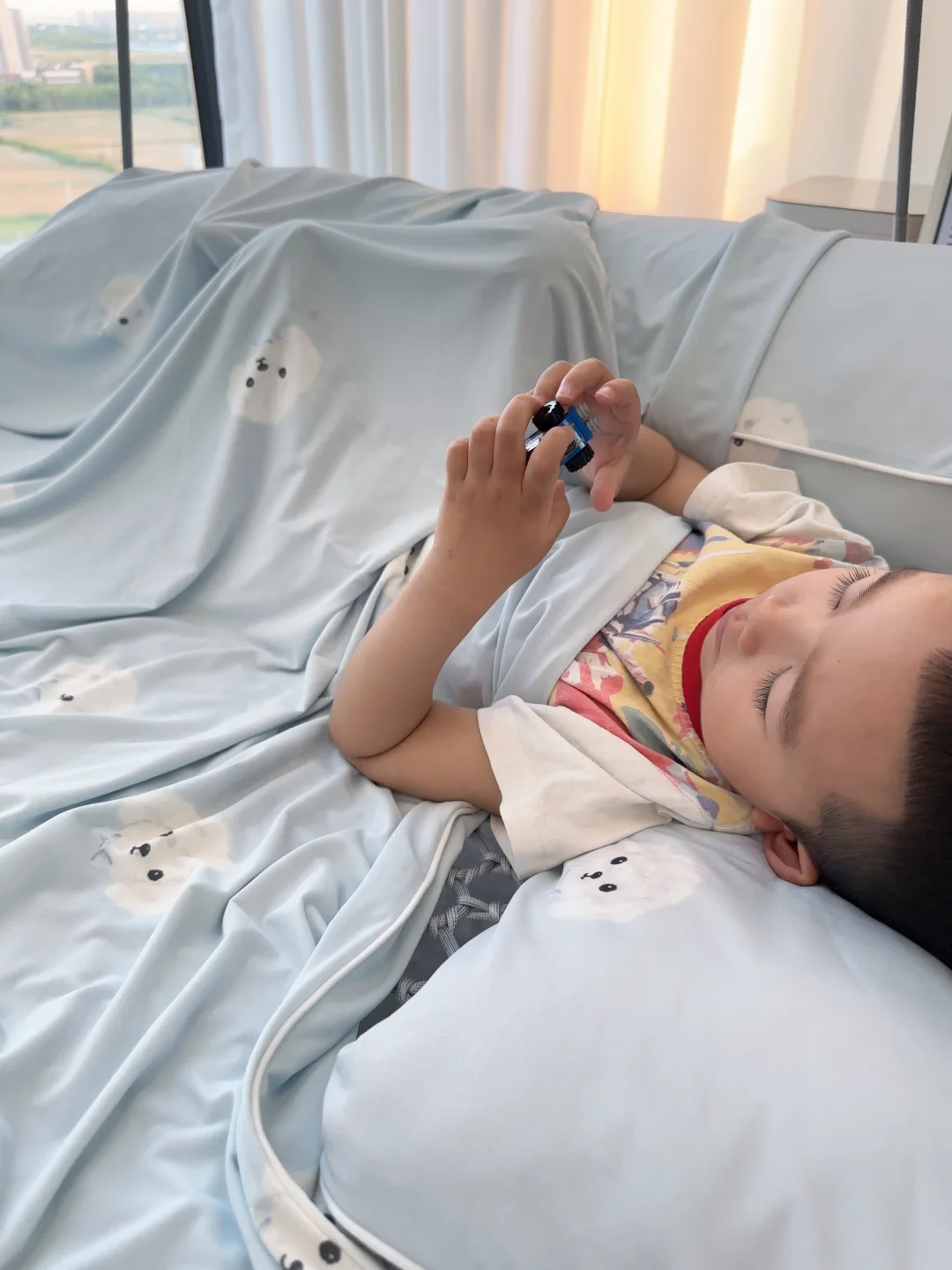🥵30℃➕避免宝宝长时间吹空调，盖它🛏️