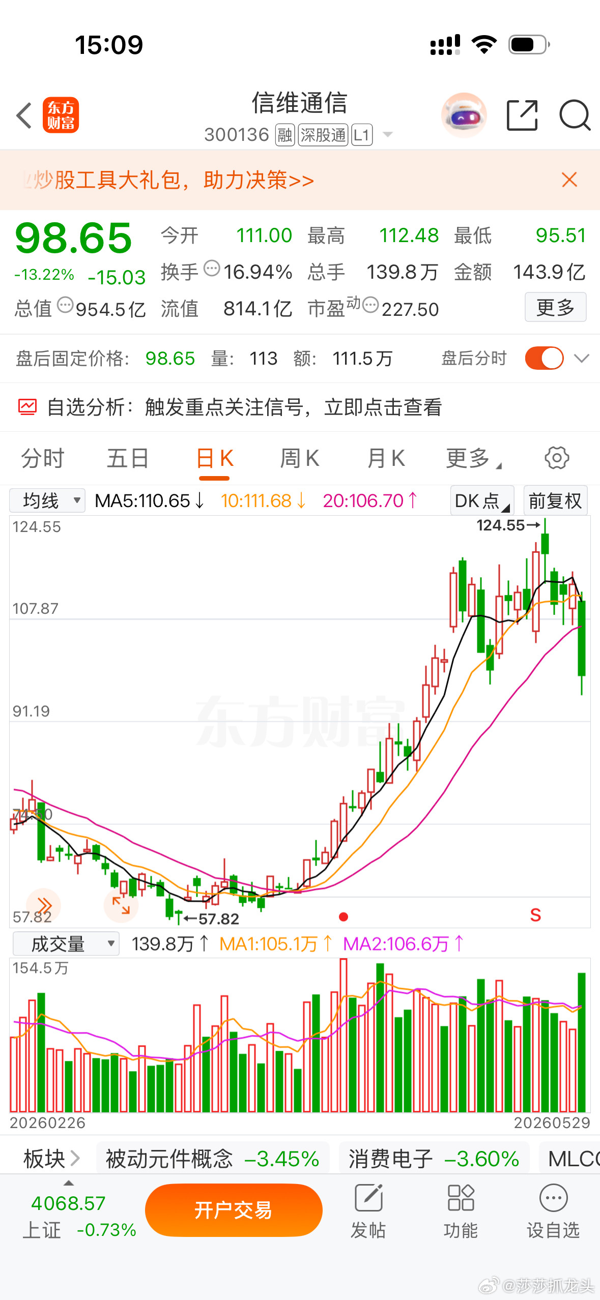 我以为我的信维能够幸免！没想到一天就给我干趴下了！