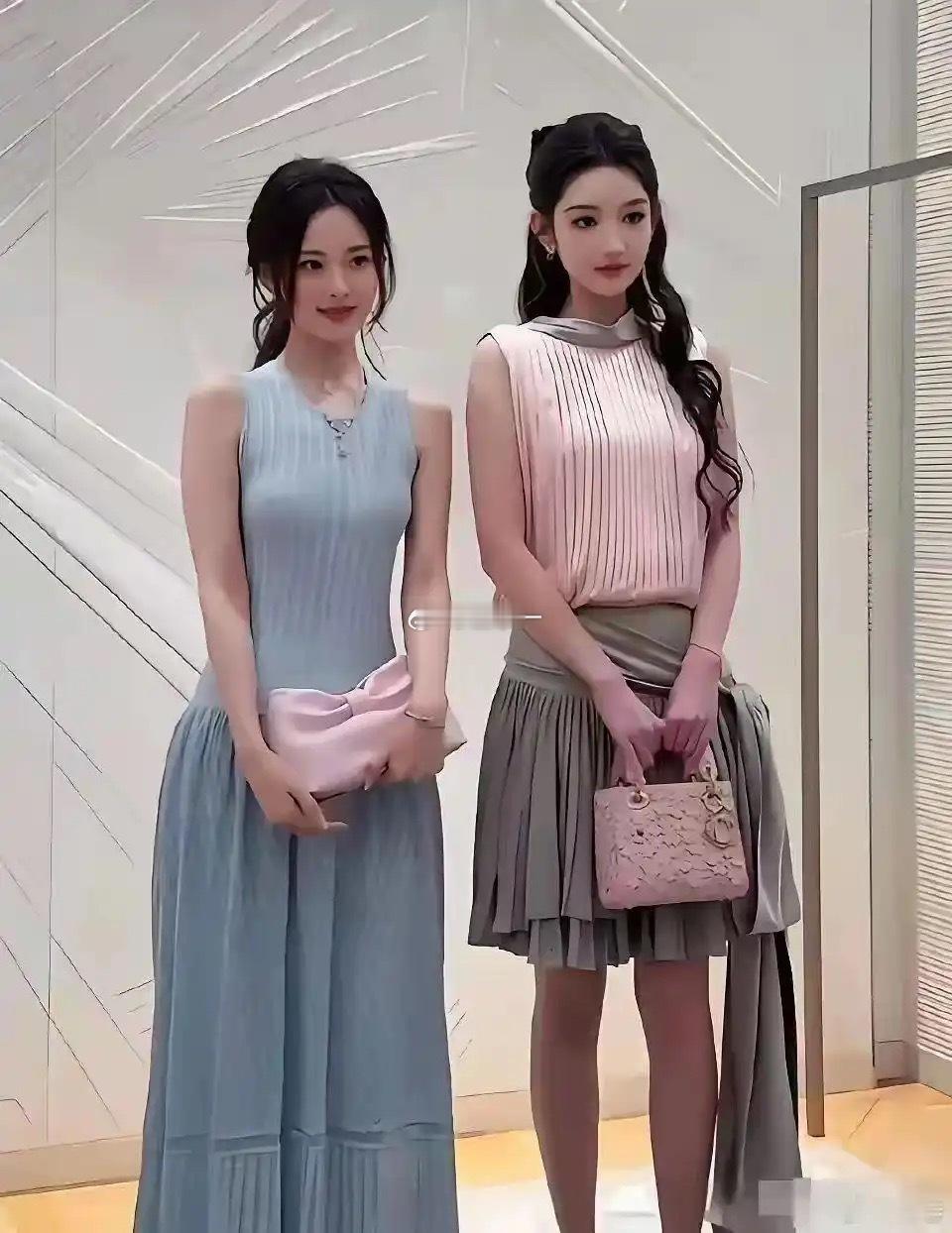 王玉雯和路人合影，差距真的一眼可见啊
