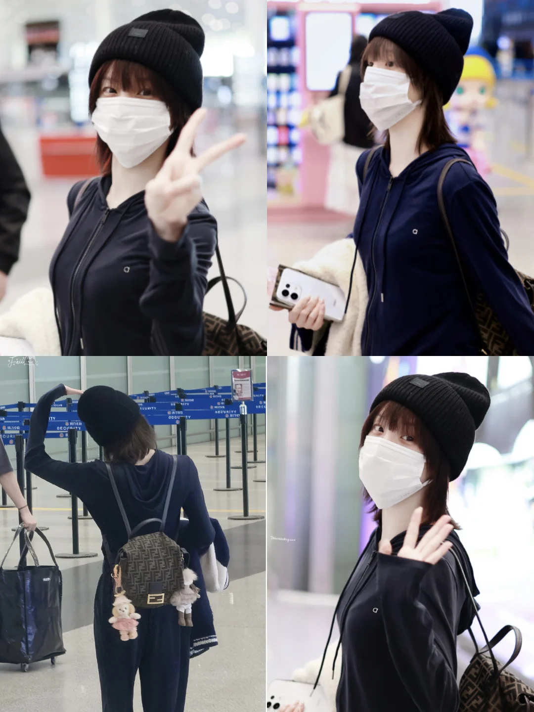 雨琦北京出发✈️通宵拍摄MV辛苦啦